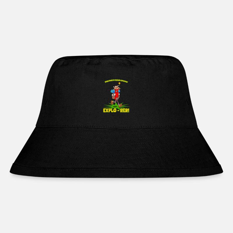 Explo-rer Funny Adventures Hiker and Excursion - Stanley/Stella Recycled Bucket Hat - black