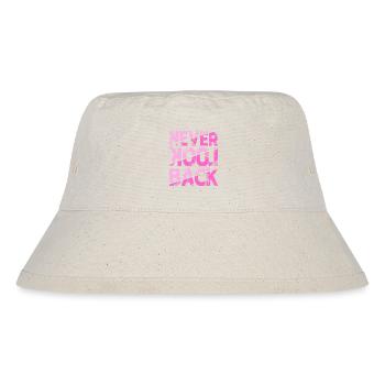 Conception de motivation Never Look Back - Bob recyclé Stanley/Stella - blanc naturel - Devant