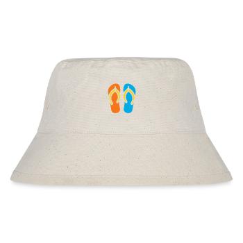 Flip-Flops - Stanley/Stella recycelter Bucket Hat - Naturweiß - Vorne