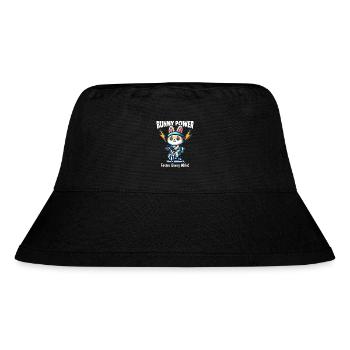 Rabbit spin bike - Stanley/Stella Recycled Bucket Hat - black - Front