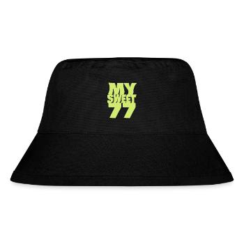 Birthday 77 - Stanley/Stella Recycled Bucket Hat - black - Front