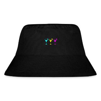Cocktail Summer Beach Holidays - Stanley/Stella Recycled Bucket Hat - black - Front