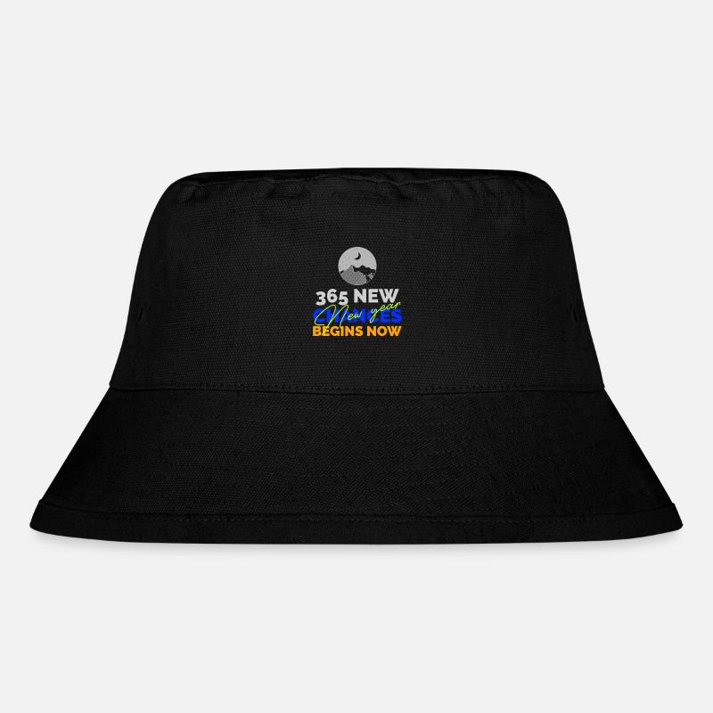 Happy New Year 2023 - Stanley/Stella recycelter Bucket Hat - Schwarz