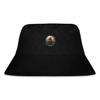 Taucher - Stanley/Stella recycelter Bucket Hat - Schwarz - Vorne