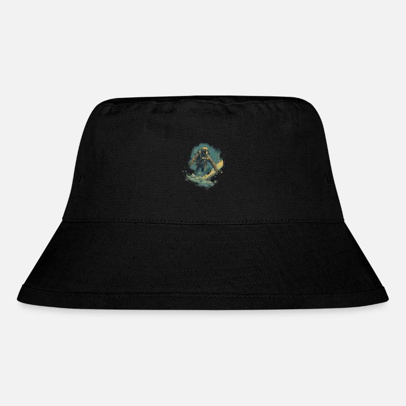 Taucher - Stanley/Stella recycelter Bucket Hat - Schwarz