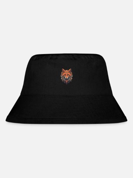 Fuchs - Stanley/Stella recycelter Bucket Hat - Schwarz