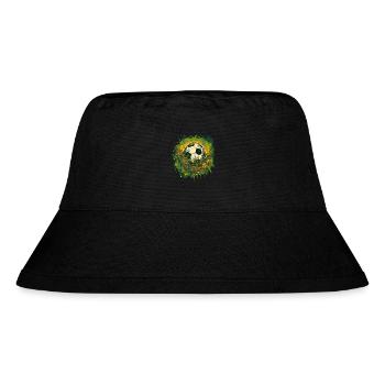 Soccer Ball - Stanley/Stella Recycled Bucket Hat - black - Front