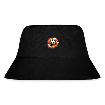 Soccer Ball - Stanley/Stella Recycled Bucket Hat - black - Front