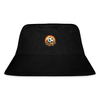 Soccer Ball - Stanley/Stella Recycled Bucket Hat - black - Front