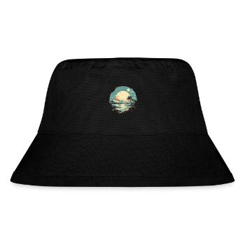 Beach - Stanley/Stella Recycled Bucket Hat - black - Front