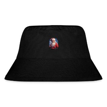 Santa Claus - Stanley/Stella Recycled Bucket Hat - black - Front