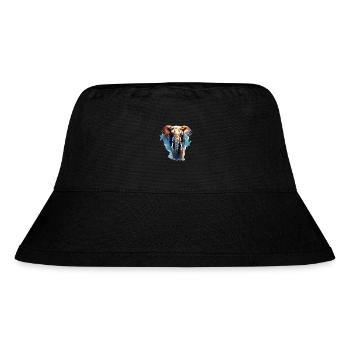 Elephant - Stanley/Stella Recycled Bucket Hat - black - Front