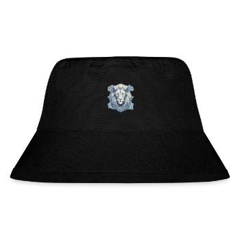 Lion - Stanley/Stella Recycled Bucket Hat - black - Front
