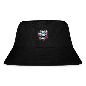 Creepy Monster Zombie - Stanley/Stella recycelter Bucket Hat - Schwarz - Vorne