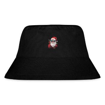 Santa Claus - Stanley/Stella Recycled Bucket Hat - black - Front