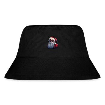 Santa Claus - Stanley/Stella Recycled Bucket Hat - black - Front