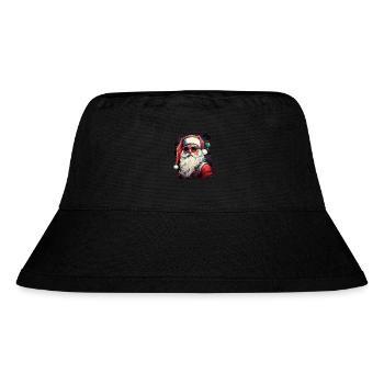Santa Claus - Stanley/Stella Recycled Bucket Hat - black - Front
