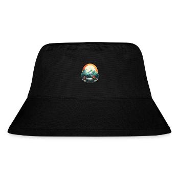 Landscape - Stanley/Stella Recycled Bucket Hat - black - Front