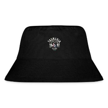 Tasmania yacht sailing club vintage coul - Stanley/Stella Recycled Bucket Hat - black - Front