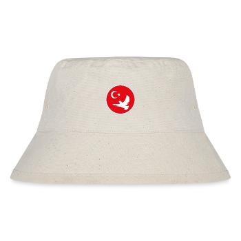 Flag Turkey Syria - Stanley/Stella Recycled Bucket Hat - natural - Front