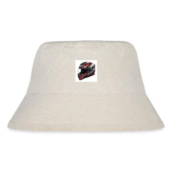 Helme für Rennfahrer: Aerodynamik und Design - Stanley/Stella recycelter Bucket Hat - Naturweiß - Vorne