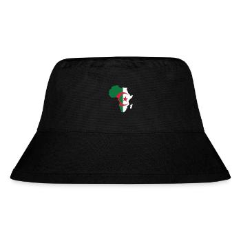 Drapeau de l'Algérie d'amour en carte de l'Afrique - Bob recyclé Stanley/Stella - noir - Devant