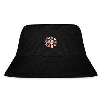 Spooky Season Halloween Ghost Costume - Stanley/Stella Recycled Bucket Hat - black - Front