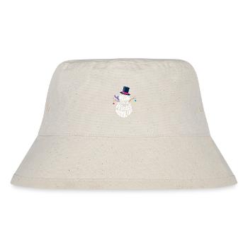 Marcher dans un bonhomme de neige Winter Wonderland - Bob recyclé Stanley/Stella - blanc naturel - Devant