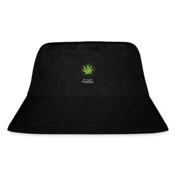 Plant Manager Cannabis Marijuana THC CBD Weed Hemp - Stanley/Stella Recycled Bucket Hat - black - Front
