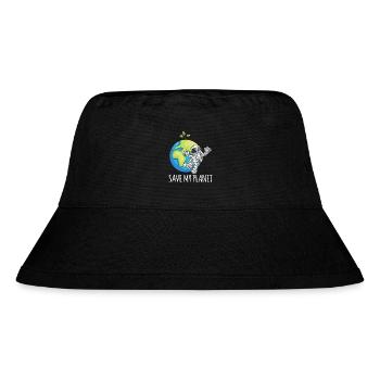 Astronaut Raumfahrt Tag der Erde Geschenk Umwelt - Stanley/Stella recycelter Bucket Hat - Schwarz - Vorne