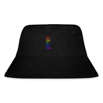 Science is real - LGBT - Stanley/Stella Recycled Bucket Hat - black - Front