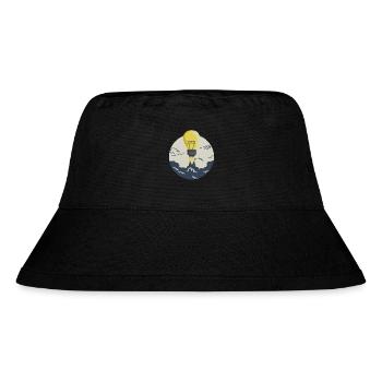 Glühbirne Rakete, für Entrepreneure und Startups - Stanley/Stella recycelter Bucket Hat - Schwarz - Vorne