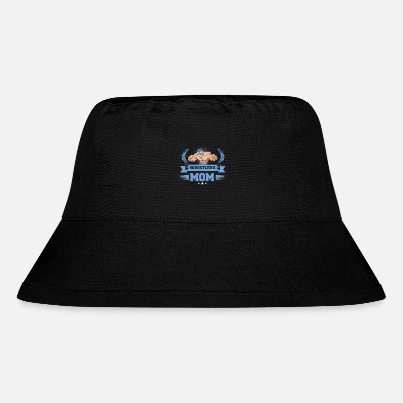 Wrestler's Mom - Stanley/Stella Recycled Bucket Hat - black