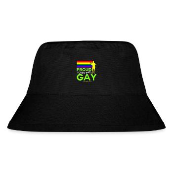 Proud to be gay - Stanley/Stella Recycled Bucket Hat - black - Front