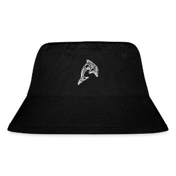 Delfin - Stanley/Stella recycelter Bucket Hat - Schwarz - Vorne