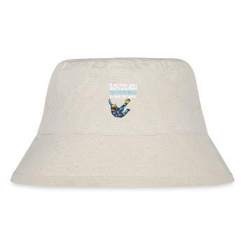 Skydiving If At First You Dont Succeed - Stanley/Stella Recycled Bucket Hat - natural - Front
