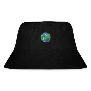 Ball Earth Serve Sport Tennis is life gift - Stanley/Stella Recycled Bucket Hat - black - Front