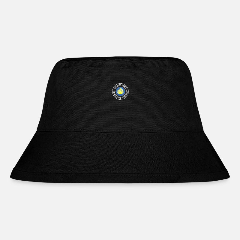 Pilger auf dem Jakobsweg. - Stanley/Stella recycelter Bucket Hat - Schwarz