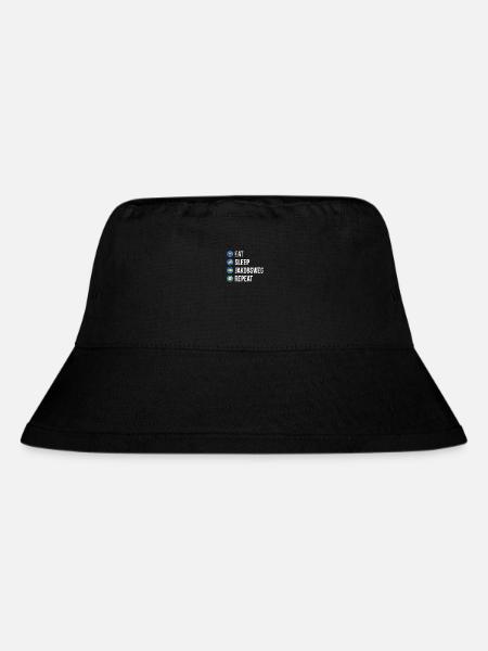 Pilger auf dem Jakobsweg. - Stanley/Stella recycelter Bucket Hat - Schwarz