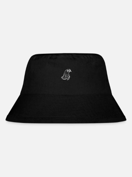 Vorwerk Chicken Chicken Head Gift Chicken Chicken - Stanley/Stella Recycled Bucket Hat - black