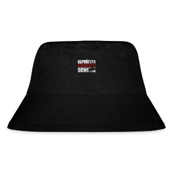 Wildschweinjäger Wildschweinschütze Sauenjäger - Stanley/Stella recycelter Bucket Hat - Schwarz - Vorne