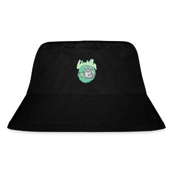 Gincilla Gin Chinchilla Shirt - Stanley/Stella recycelter Bucket Hat - Schwarz - Vorne