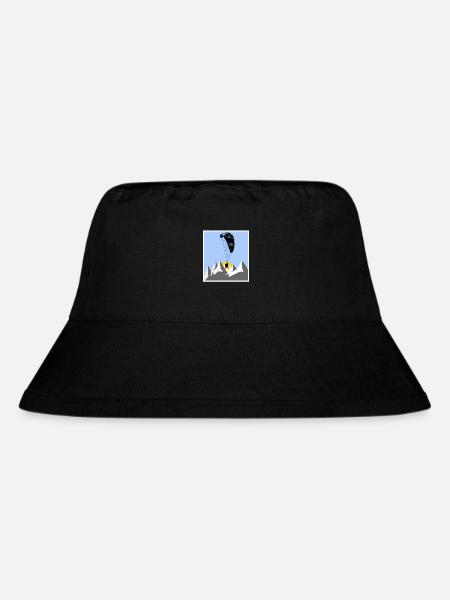 Paragliding paragliding Alps - Stanley/Stella Recycled Bucket Hat - black