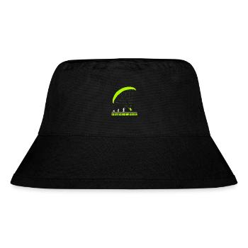 Gleitschirmfliegen Evolution - Stanley/Stella recycelter Bucket Hat - Schwarz - Vorne