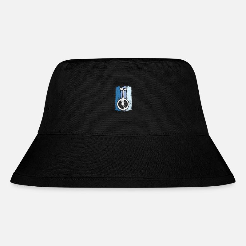 Einrad - Stanley/Stella recycelter Bucket Hat - Schwarz