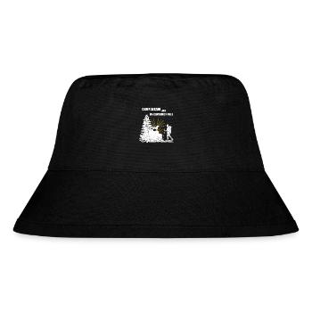 Wandern Hund - Stanley/Stella recycelter Bucket Hat - Schwarz - Vorne