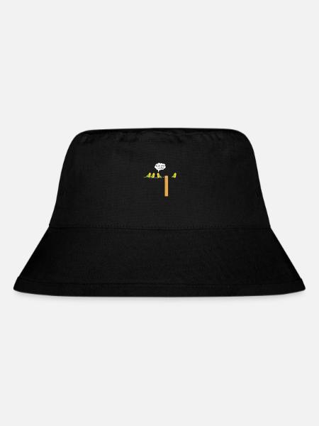 Der hat WLAN - Stanley/Stella recycelter Bucket Hat - Schwarz