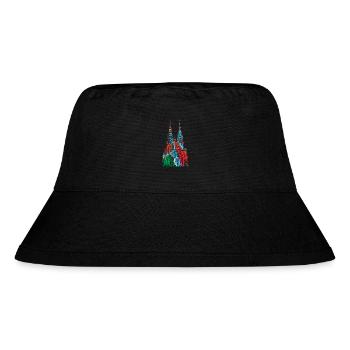 Kölner Dom Köln Karneval - Stanley/Stella recycelter Bucket Hat - Schwarz - Vorne