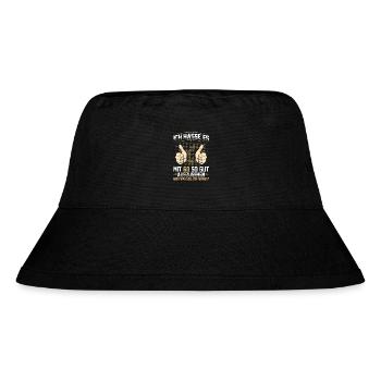 Ich hasse es mit 60 so gut auszusehen, aber was... - Stanley/Stella recycelter Bucket Hat - Schwarz - Vorne