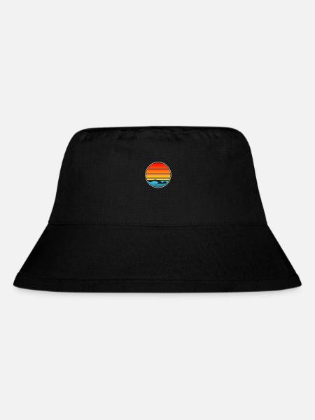 swimmer - Stanley/Stella Recycled Bucket Hat - black